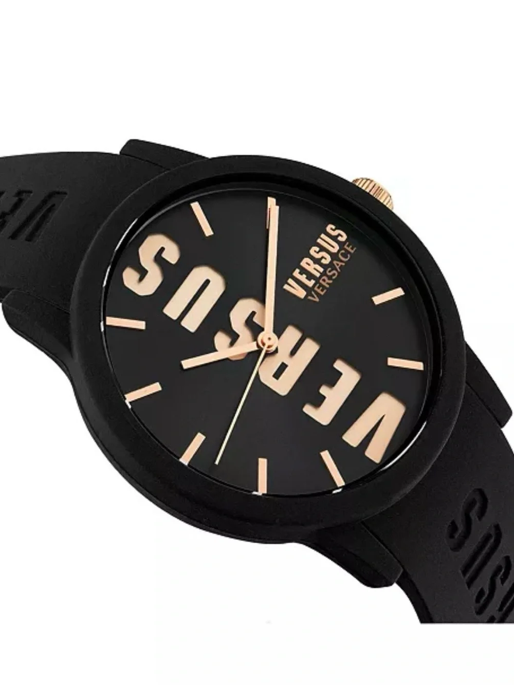 Versus Versace* Barbes Silicone Man’s Strap Watch